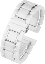[YJYSUPUGH] Ceramic Watch Band 20mm 22mm Quick Release Universal Stainless Steel Replacement Band For Smart Watch Quartz Watch Men's Women's Bracelet