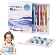 Colored Gel Pens for School - School Gel Pens Colored for Notes Marking - 1mm Journaling Pencil Artists Solution Coloring Book Tool for Classroom, Library