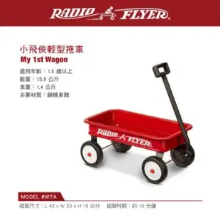 美國【RadioFlyer】小飛俠輕型拖車