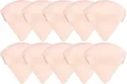 10X Cosmetic Puff Triangle Make Up Tool MakeUp Cotton Sponge Powder Puffs Mini for Foundation, Contouring & Precision Application