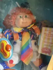 Vintage Cabbage Patch Kids Circus Doll Red Hair Mask With Box Read Description