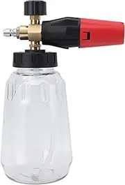 Foam Cannon for Pressure Washer, 1000ml Car Wash Foam Gun, Adjustable Car Foam Sprayer, Pressure Washer Foam Cannon, Wide Neck, 1/4 Quick Connector, 1 L Bottle