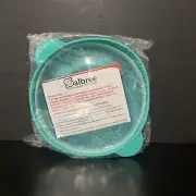 Microwave Popcorn Popper Original Salbree Silicone Maker Collapsible Aqua NEW