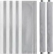 Refrigerator Door Handle Covers Set of 4, Fridge Door Handle Covers, Kitchen Appliance Decor Handles, Dust Covers for Fridge, Dishwasher Oven Keep Off Fingerprints,Food Stains (Grey)