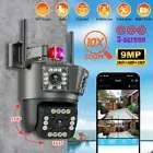 9MP WIFI IP Camera Wireless Outdoor HD PTZ CCTV Home Smart Security IR Cam IP65