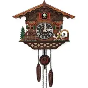 Traditional Black Forest Cuckoo Clock, Newly Wood Coo Coo Clock Decorative