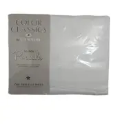 Vintage Cannon Royal Combspun Percale Twin Flat Sheet 66×96 White