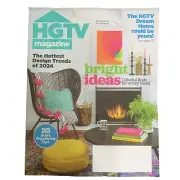HGTV Magazine January February 2024 Bright Ideas Hottest Design Trends Organize