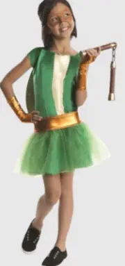 Rubies Teenage Mutant Ninja Turtles Michelangelo Girl Costume Large 8-10 yrs