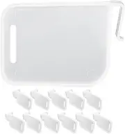 12pcs Adjustable Fridge Side Door Dividers, Multi-Function Refrigerator Shelf Clips, Space-Saving Freezer Organizers, Easy Installation, *1.96 * 0.90inch