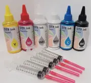 DTF Ink for L805 Artisan 1430 Printer, Digital Transfer Film 6 x 100ml