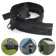 10# Chunky Open End Zip Resin Zipper Tent Lock Double-Sided Slider Size 60-400cm