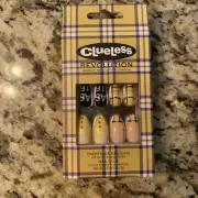 Clueless Revolution Cher False Nails. 15 Salon Quality Nails +Glue BNIB NEW 2022
