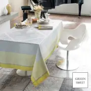 NEW Garnier-Thiebaut Alexandrine Mimosa Tablecloth 174x364cm