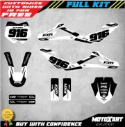 Full Custom Graphic Kit Burn Style Husqvarna CR 50 2011 - 2016 Decals stickers
