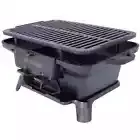Portable Enameled Cast Iron Grill - Outdoor BBQ Hibachi Skillet & Camping Stove