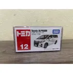 TOMICA NO.12 TOYOTA ALPHARD