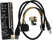 Riser Cable Extension Pcie Cable for Pc Power Supply Long Computer Power Cord Fast Data Transfer Reliable Connection