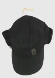 On-Running 336.01403 Challenger Cap Fleece Lined Adjustable Earflaps Black