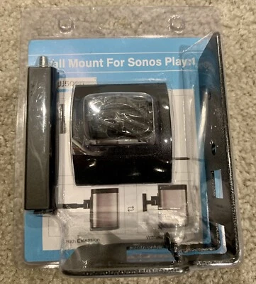 Wall Mount for SONOS PLAY: 1 Speaker Model JJ5020 Black NEW