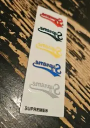 Supreme Backwards Mini Stickers 1 sheet of 5 SS24 + FREE SURPRISE