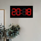Household Acrylic Digital 3D Clock Remote Control Perpetual Calendar Alarm Cl