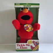 VINTAGE 1996 ORIGINAL TICKLE ME ELMO PLUSH DOLL TYCO NIB
