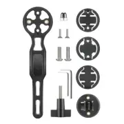 Bicycle Meter Bracket for Enhanced Visibility of Cycling Computers and Lights