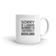 Thinking About My Brooklands Driver Car Model Printed Coffee Tea Ceramic Mug