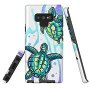 For Samsung Galaxy Note 9 Case Tough Protective Cover Swimming Turtles