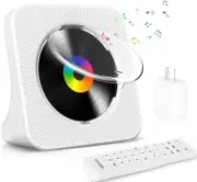 SHIWAKOTO Portable CD Player with Bluetooth, Home CD Player with LED Screen, USB