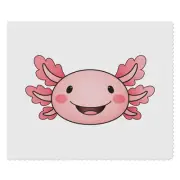2 x 'Happy Axolotl Face' Microfibre Lens / Glasses Cleaning Cloths (LC00022375)