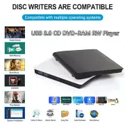 External CD/DVD Drive, USB 3.0 Portable DVD CD+/-RW Drive Slim DVD/CD ROM Burner