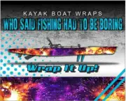 Super Nova 14ft KAYAK VINYL WRAP KIT GRAPHIC DECAL/STICKER