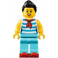 在飛比找蝦皮購物優惠-LEGO 樂高 10260 餐廳 女服務生 附溜冰鞋  單人