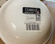 Set of 6 CORELLE Cereal / Soup Bowls 18 oz. Winter Frost White New NIB