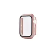 For Apple Watch iWatch Series 8 45mm Rose Pink Screen Protector Case Full Cover