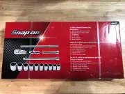 NEW Snap On 15 pc 3/4" Drive 12-PT SAE Shallow General Service Socket Set 414AHD