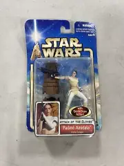 Hasbro 2002 Star Wars Attack Of The Clones Padme Amidala Arena Escape Figure J39