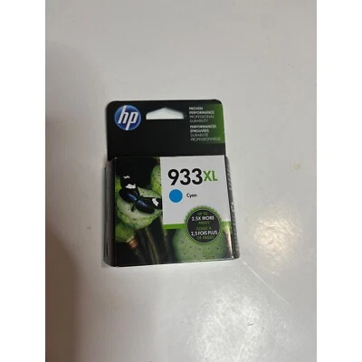 HP 933XL Cyan Ink Cartridge - High Yield - New Sealed - Genuine OEM