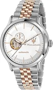 [Maserati] Epoca 42MM Auto Silver Dial BR SS+RG