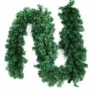 9ft Christmas Garland With LED Lights Artificial Wreath Outdoor Home Decorations
