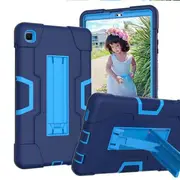 For Samsung Galaxy Tab A7 Lite 8.7 inch SM-T220 T225 Case, Kickstand Shockproof Heavy Duty Tough Protective Rugged Cover (Navy Blue)