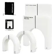 Putting Aids for Golf - Portable Putting Hole Cup for Golf Hole Golf Holes - Putt Putt Golf Set Includes Protective Bag for Enthusiast, Beginners, Golfers