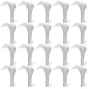 20 Pcs Picture Rail Hook Heavy Duty Hooks for Hanging Coat Hanger Hangers