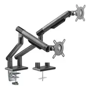 Brateck Dual Monitor Premium Slim Aluminum Spring-Assisted Arm