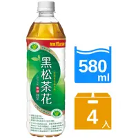 在飛比找momo購物網優惠-【黑松】黑松茶花綠茶580mlx4入/組