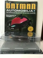 AUTOMOBILIA EAGLEMOSS COLLECTION #15 - BATMAN & ROBIN #1 VEHCILE + MAGAZINE