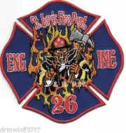 St. Louis Engine-26 "Tiger", Missouri (4" x 4" size) fire patch
