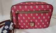 Dooney & Bourke St. Louis Cardinals Logo MLB Crossbody Bag Red Baseball Fan Gift